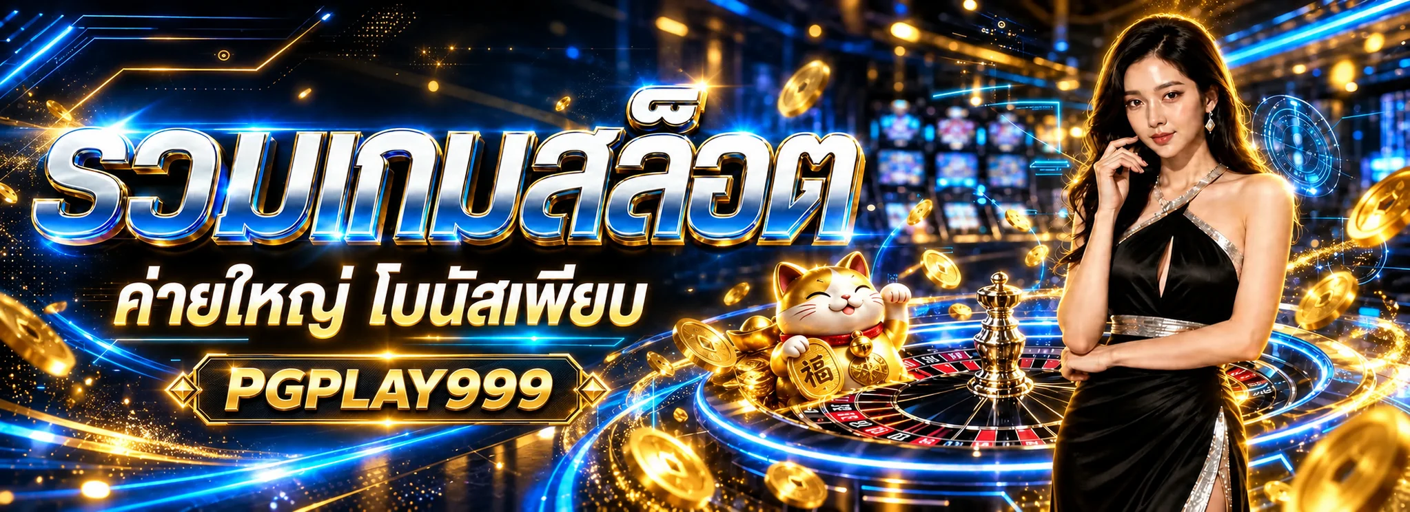 แบนเนอร์ PGPLAY999 รวมเกมสล็อตและคาสิโน